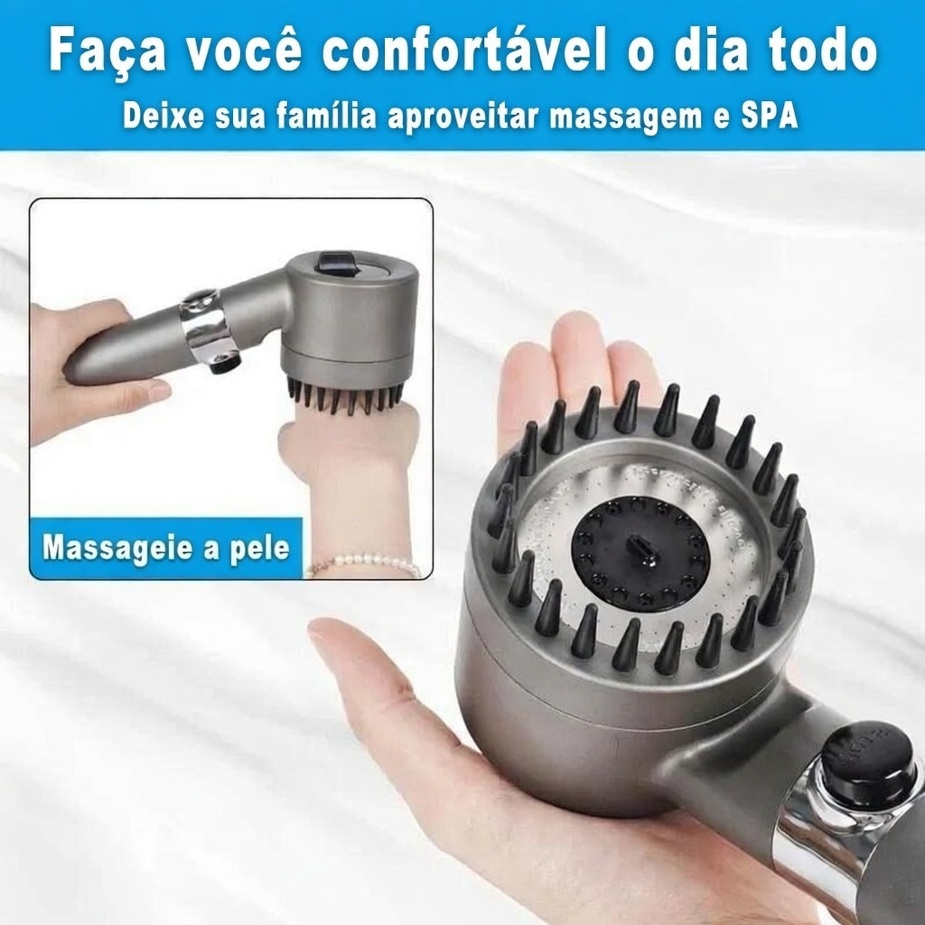 Chuveirinho alta pressão - Filtra - 3 Modos - Economico - Zonix